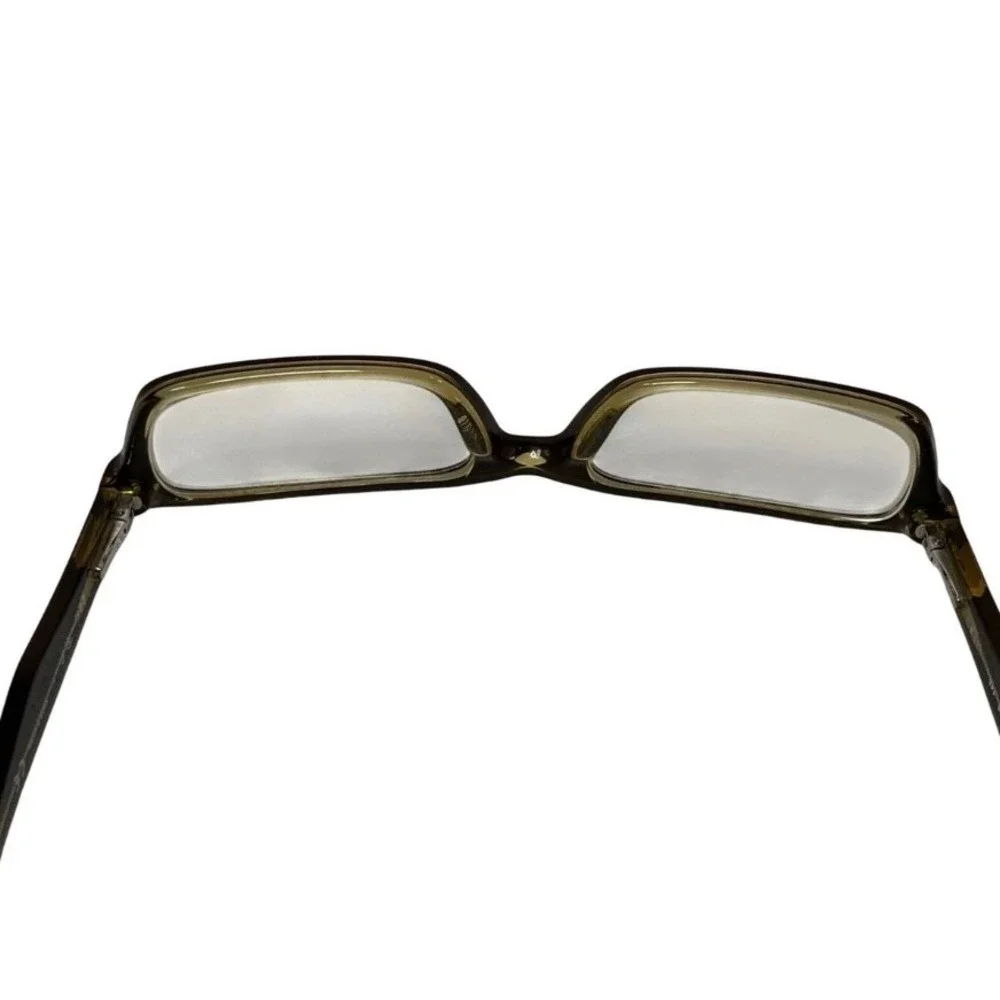 Ray-Ban RB 5206 5373 Eyeglasses Dark Brown Beige Rectangular Frames with Case